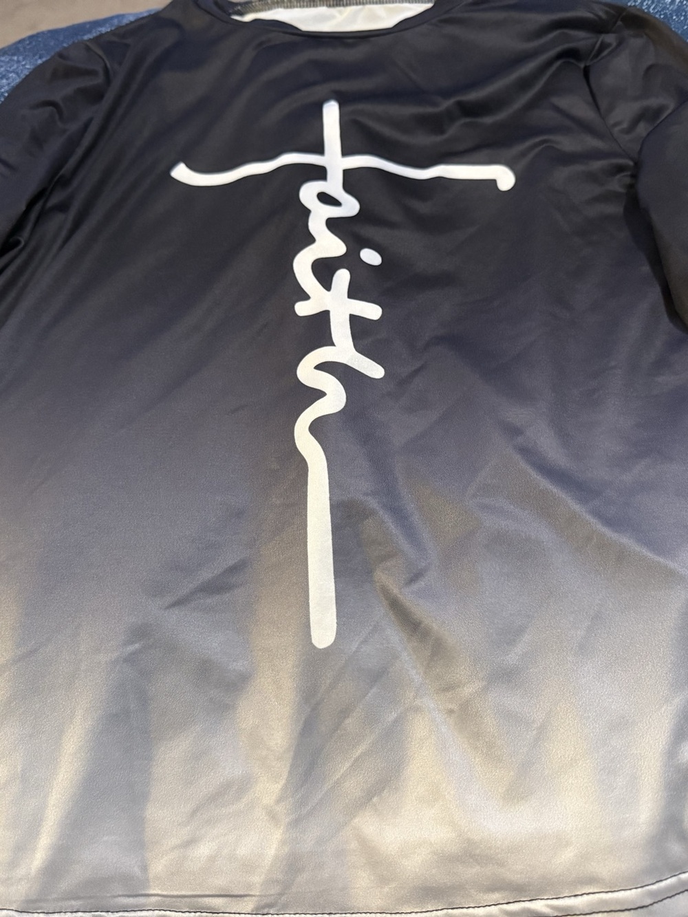 Women’s black “Faith” loungewear set